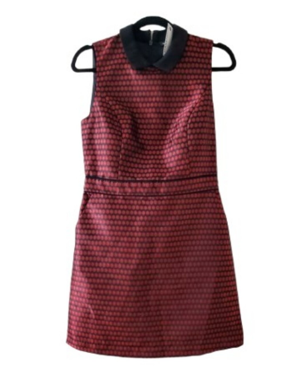 NWT Warehouse Burgundy Textured Mini Dress